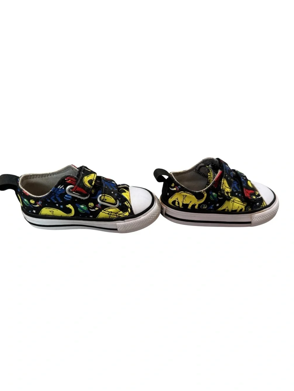 Converse Chuck Taylor All Star Low Top Dinosaur Sneakers Baby Toddler Size 4